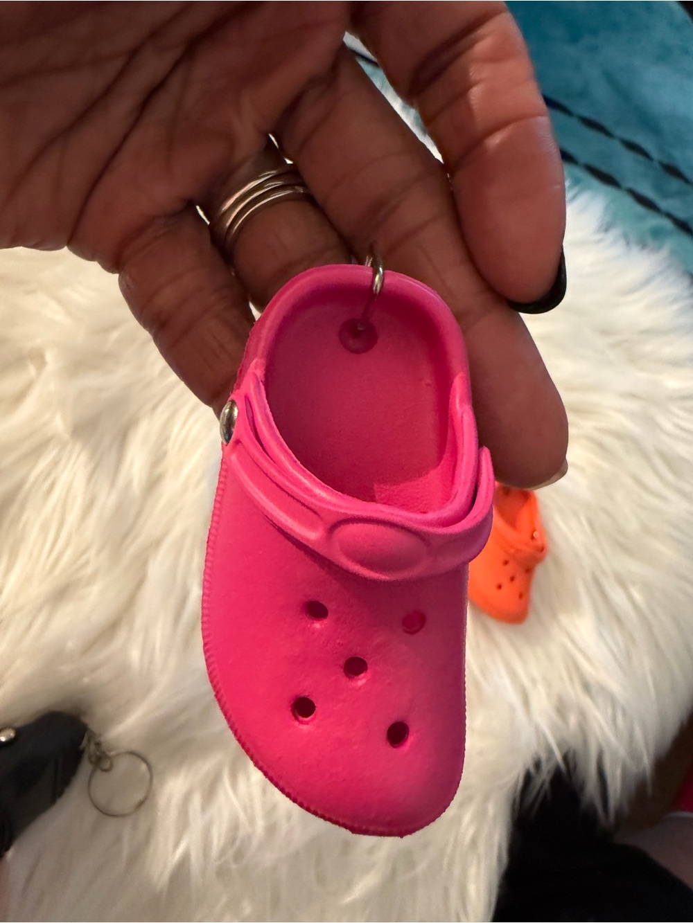 (4-Left) NWOT (Various) Mini Clog Keychain Charms in Multiple Colors - Picture 8 of 10